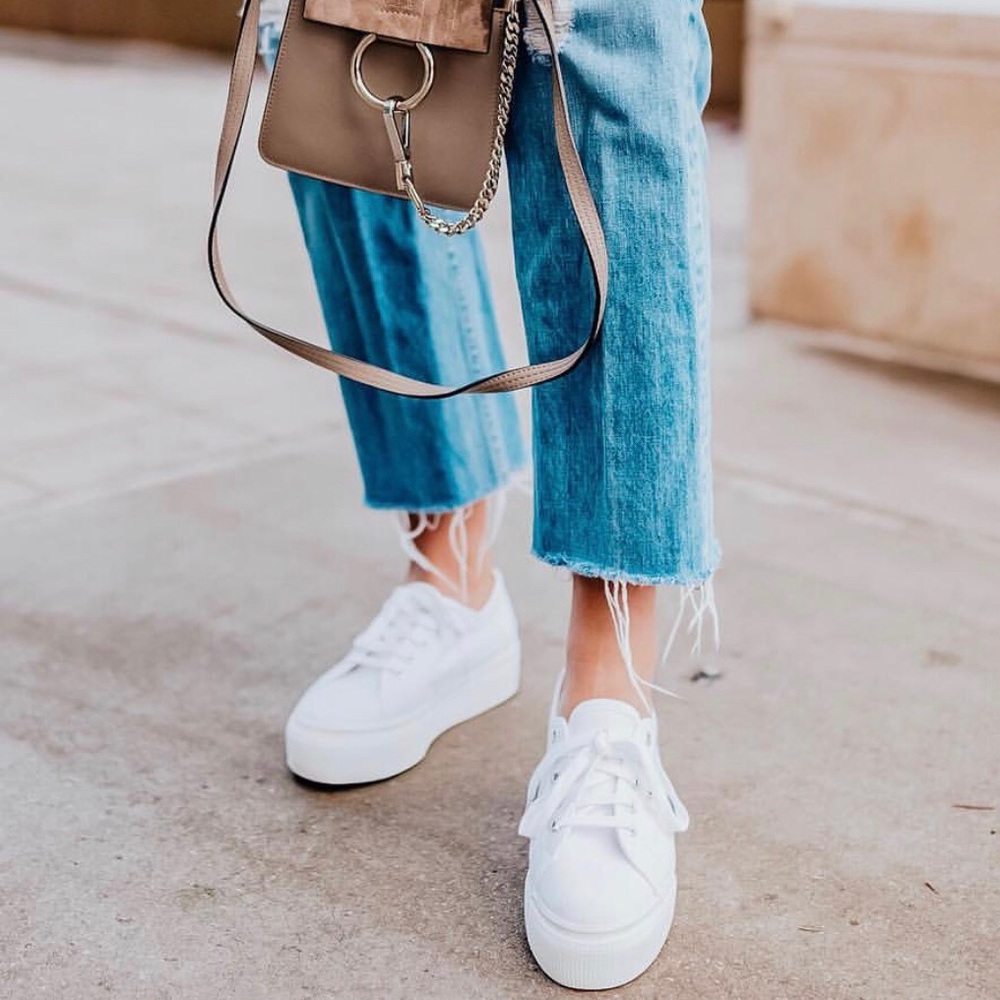 Superga Platform Sneakers (like new)